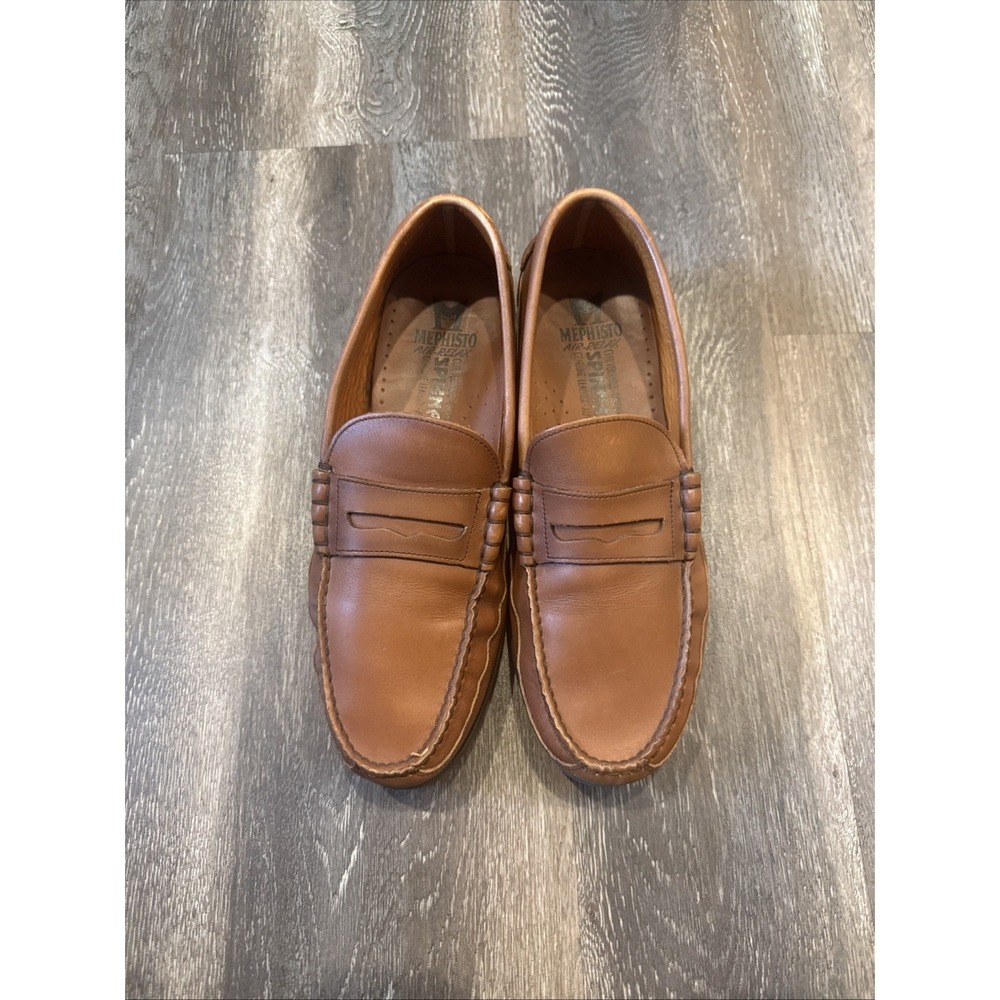 Mephisto Spinnaker Air Relax Penny Loafers Men's 9.5 Brown Leather Shoes